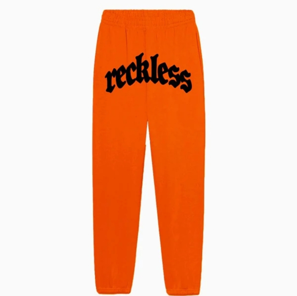 Young and Reckless Arc Sweatpants - Orange XL